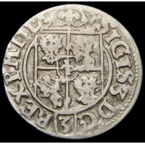 Sigismund III Vasa, Half-track 1620, Bydgoszcz - Saxon in oval shield, Z-0