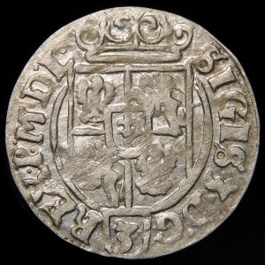 Zygmunt III Waza, Półtorak 1626, Bydgoszcz - Halbes Pferd im Zierschild - Z-6