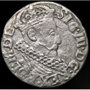 Sigismund III. Vasa, Trojak ohne Datum, Krakau - selten