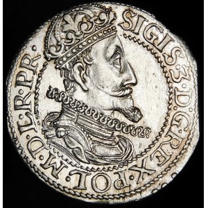 Sigismund III Vasa, Ort 1614, Gdansk - small 4 - very rare and beautiful