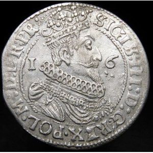 Sigismund III Vasa, Ort 1624/3, Gdansk - pierced date, PR - variant