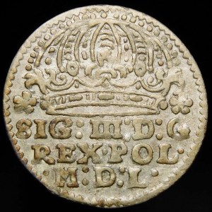 Sigismund III Vasa, Grosz 1612, Cracow - :1∙6∙1Z: rosette : - variant