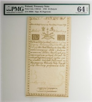 10 złotych 1794 [D&CBLAUW] Insurekcja Kościuszkowska ser. D