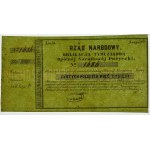 5000 zloty 1863 provisional bond of the January Uprising