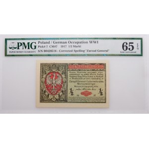 1/2 marki polskiej 1916 - Generał - B