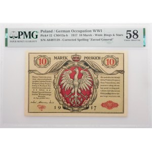 10 Polish marks 1916 - General - tickets