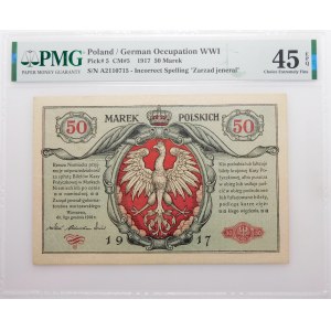 50 Polish marks 1916 - general - BEAUTIFUL