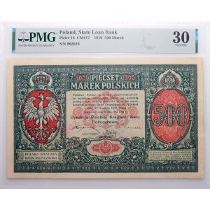 500 polnische Mark 1919 - sogenannte Direktion