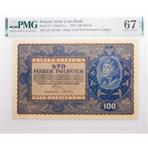 100 marek polskich 1919 - IJ Ser. T