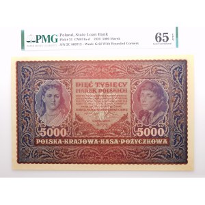 5000 Polish marks 1920 - II Ser. C