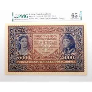 5000 poľských mariek 1920 - III séria H