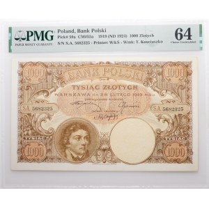 1000 zloty 1919 - OKAZOWY