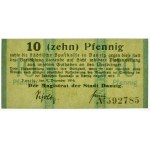 10 fenigów 1916 - Gdańsk