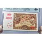 100 złotych 1934 - oryginalny przedruk GG