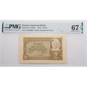 2 zloty 1940 - ser. A