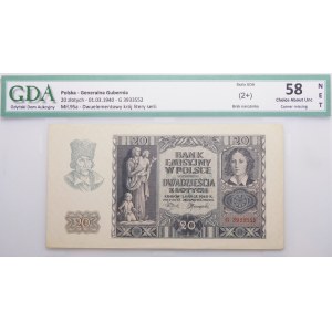 20 złotych 1940 - ser. G