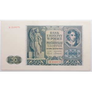 50 zlotych 1941 - ser. D