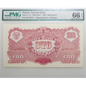 100 złotych 1944 -owe - ser. Ax