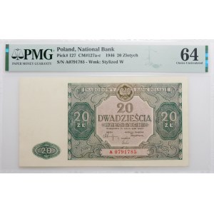 20 złotych 1946 - ser. A