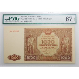 1000 złotych 1946 - ser. AA