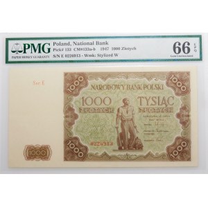 1000 złotych 1947 - ser. E