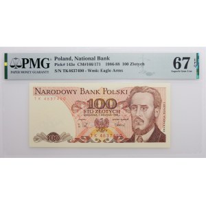 100 złotych 1988 - ser. TK