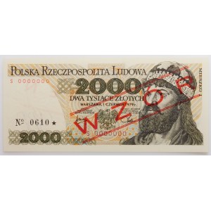 2000 złotych 1979 - WZOR