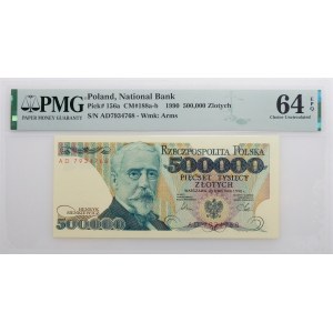 500,000 PLN 1990 - ser. AD