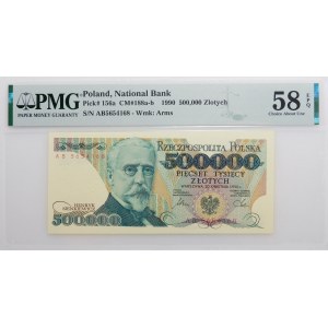 500.000 złotych 1990 - ser. AB