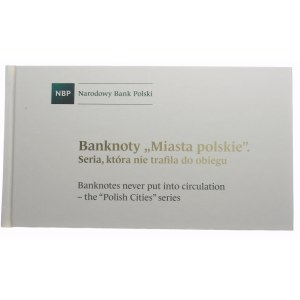 Album NBP - Banknoty Miasta Polskie (komplet 9szt.)