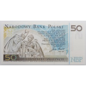 50 zloty 2006 - John Paul II - NBP folder