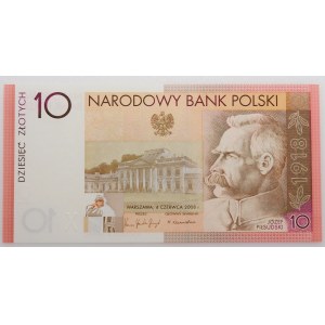 10 zloty 2008 - 90th Anniversary of Regaining Independence - NBP folder