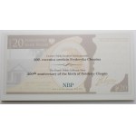 20 zloty 2009 - Frederic Chopin - NBP folder