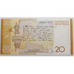 20 zloty 2009 - Juliusz Słowacki - NBP folder