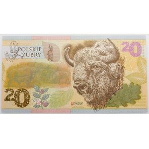 Polish Bison (2019) - CO - PWPW test bill.