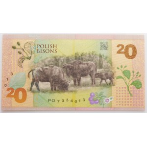 Polish bison (2019) - PO - PWPW test bill.