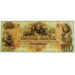 50 dolarów 1850 - Louisiana, Nowy Orlean - bank centralny