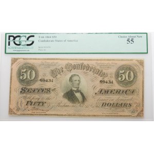 50 dolarów 1864 - Skonfederowane Stany Ameryki