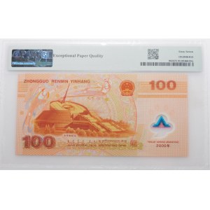100 jüanov 2000 - Čína + pamätná zložka