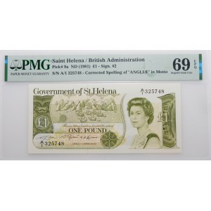 1 pound (1981) - St. Helena Island