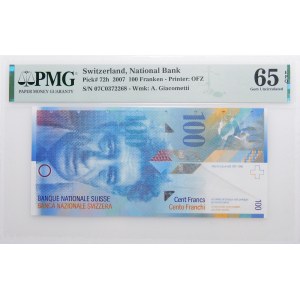 100 franków 2007 - Szwajcaria