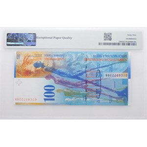 100 frankov 2007 - Švajčiarsko