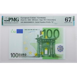 100 euros 2002 - signed by W.F. Duisenberg