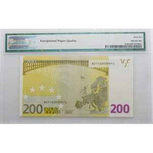 200 euro 2002 - podpis W.F. Duisenberg