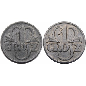 1 grosz 1939 - 2 sztuki
