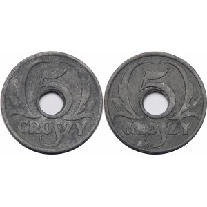 5 pennies 1939 - 2 pieces