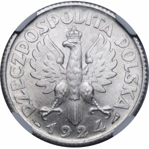 1 złoty Kobieta i Kłosy 1924 Paryż