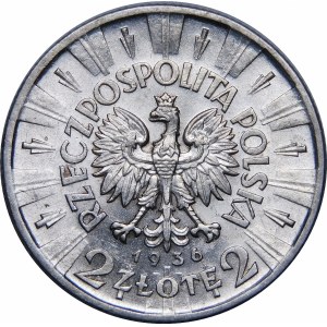 2 zlaté Pilsudski 1936 - RARE