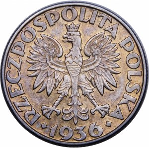 2 zlaté Plachetnica 1936