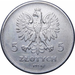 5 złotych Nike 1928 ZZM Warszawa